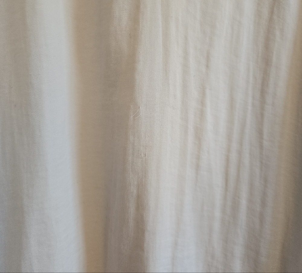 LOFT Cream Ruffle V-Neck Blouse - Picture 3 of 4
